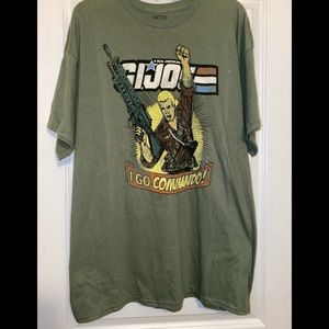 Official GI Joe Duke I Go Commando Retro shirt XL